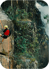 Rock climbing adventure near Varkala